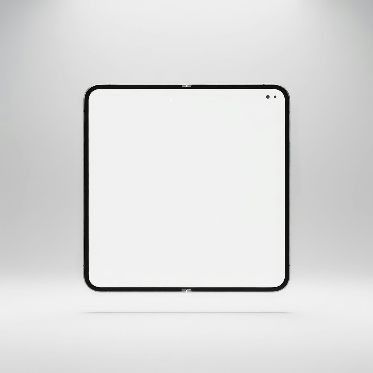 카페 테라스에서 아이패드 프로와 매직 키보드를 사용하여 클로드 아티팩트로 웹 사이트 프로토타입을 실시간으로 수정하는 디자이너